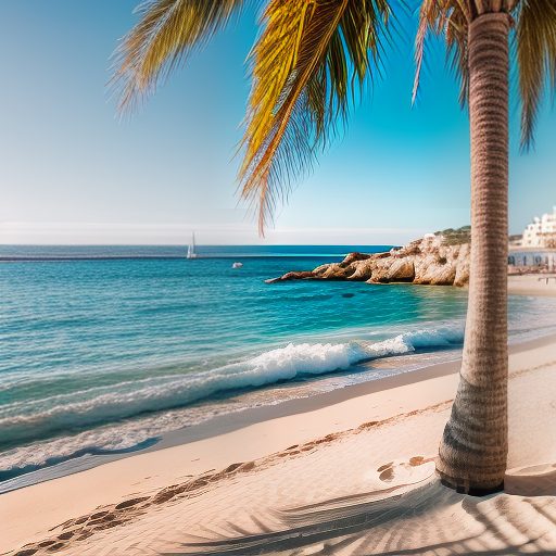 beach in ibiza