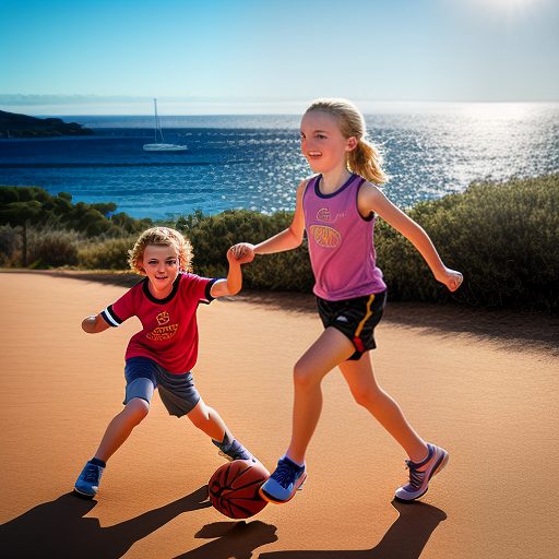 kids playing in ibiza